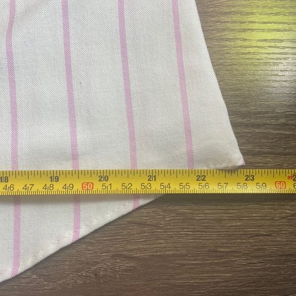 Womens Vintage 70’s Large Cream and Lavender Striped Button Down Shirt - Picture 7 of 9